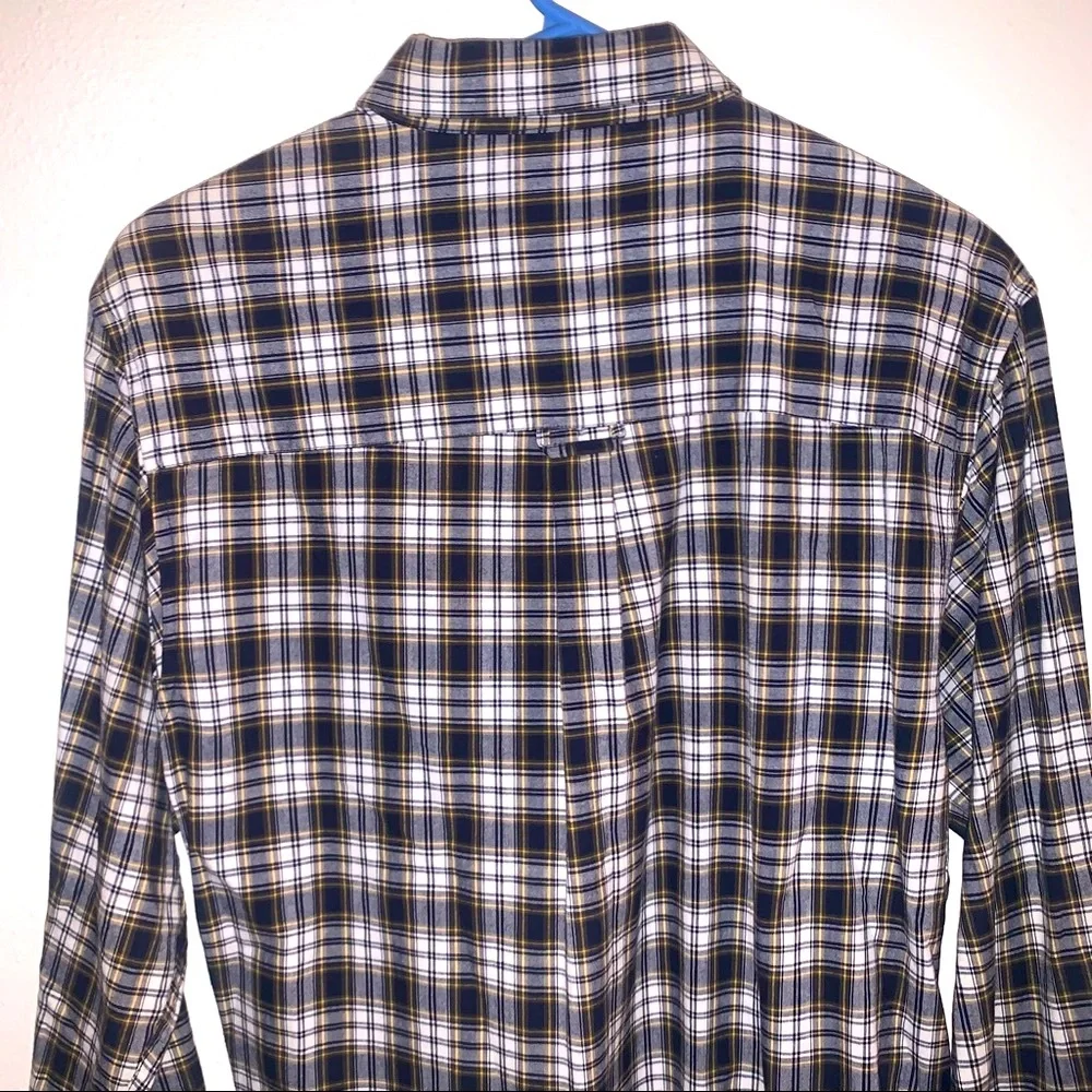 Old Navy Plaid/Check Size 14 Boys Button Down Cotton Shirt